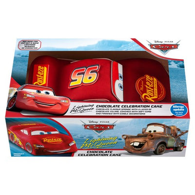 M&S Finsbury Food Group Disney Cars Lightning McQueen Chocolate Celebration Cake 975g- Buy online at McGrocer