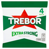 Trebor extra strong peppermint mint rolls 4 x 41.3g (British brand)