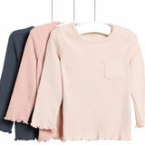MS Brushed Waffle Tops 3 Pack 6-9 Months