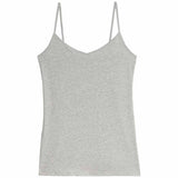 M&S Womens Cotton Rich Strappy Vests, 8, Green