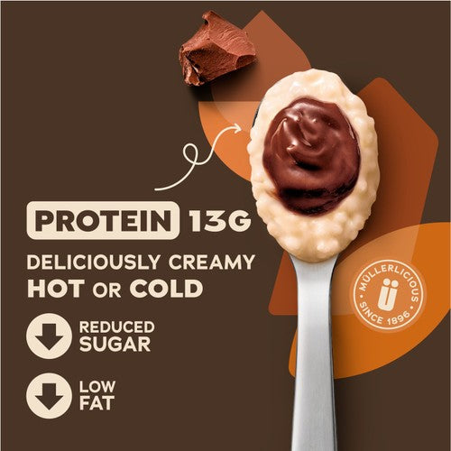Müller Rice Protein Chocolate Pudding (British brand)