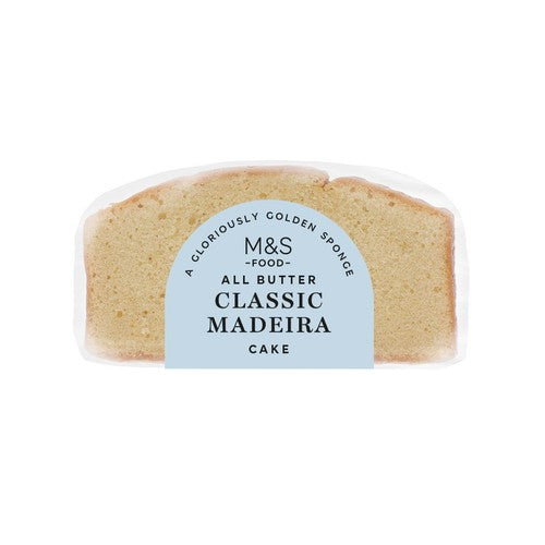 M&S Plain Madeira cake 280g, imported from the UK