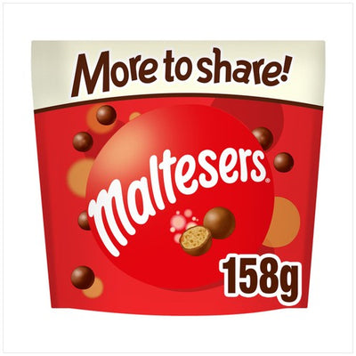 M&S Maltesers Milk Chocolate Honeycomb Balls 158g Sharing Pouch- Buy online at McGrocer