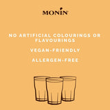 Monin vanilla syrup 250ml, imported from the UK