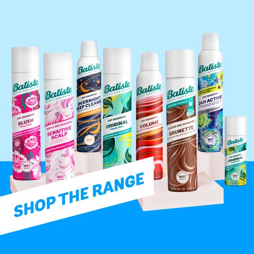 Batiste dry shampoo sensitive scalp fragrance free 200ml - British product