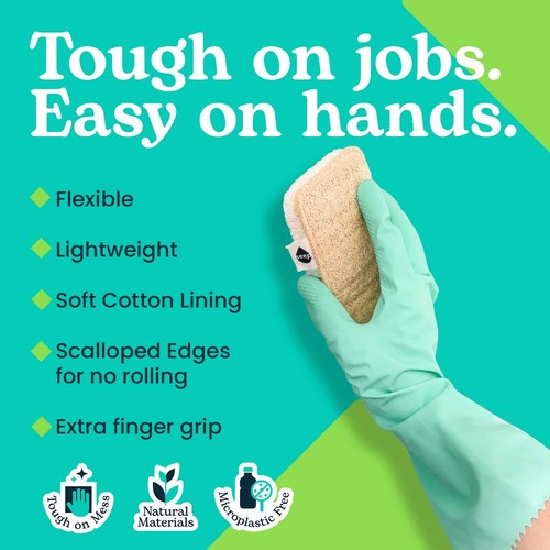 Seep eco rubber gloves large (British brand)
