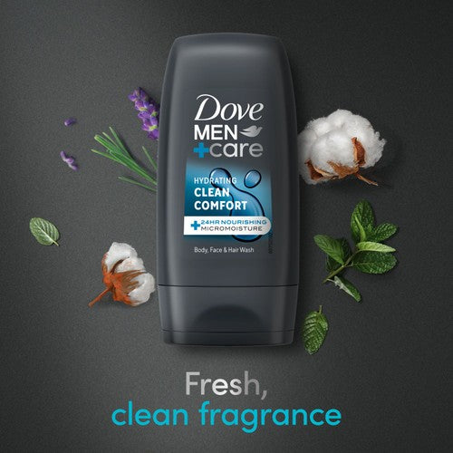 Dove Men+Care Clean Comfort Body Wash 55ml - British product