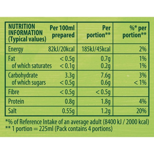Knorr chicken noodle soup mix 51g, UK version