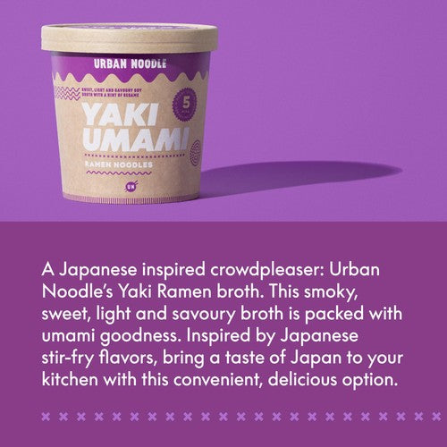 Urban Noodle Yaki Umami Ramen instant noodle pot 87g (British brand)