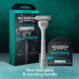 Wilkinson Sword Quattro men's razor refills (British brand)