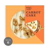 M&S lightly spiced carrot cake 410g, imported from the UK