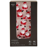 M&S Santa String Lights