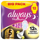 Always Platinum Sanitary Towels Secure Night Extra - Size 5