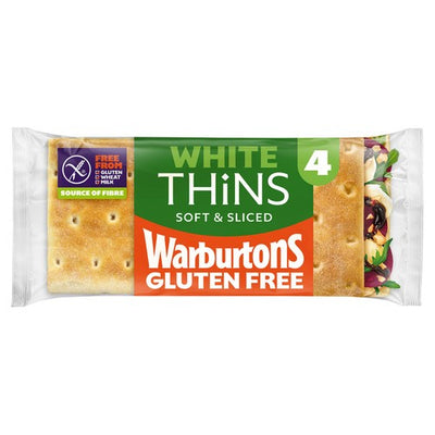 M&S Warburtons Gluten Free White Sandwich Thins 4 Pack- Buy online at McGrocer