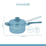 KitchenCraft large chip fryer with basket and lid 20cm, UK version
