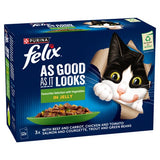 FELIX As Good As it Looks Favourites with Veg in Jelly Wet Cat Food