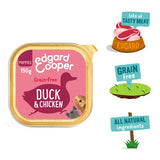 Edgard  Cooper Puppy Grain Free Wet Dog Food with Duck  Chicken