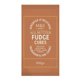 Marks and Spencer All Butter Fudge Cubes 100g, imported from the UK