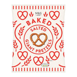 M&S salted giant pretzels 150g, imported from the UK