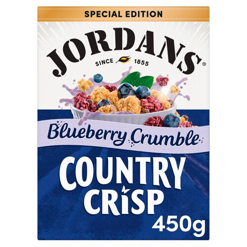 Jordans Country Crisp Special Edition Blueberry Crumble Breakfast Cereal