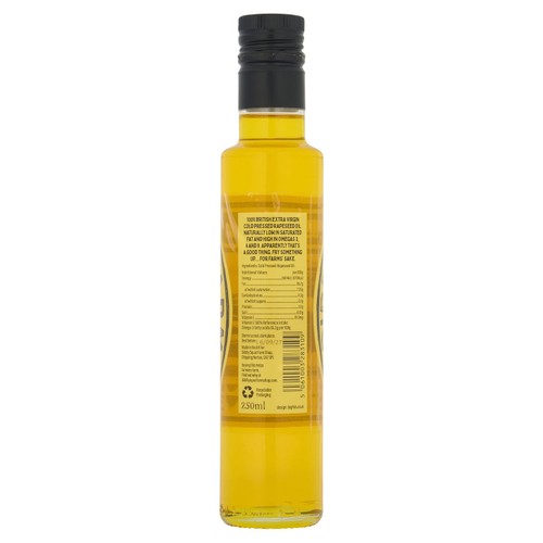 Diddly Squat Farm original rapeseed oil bottle, UK version