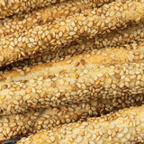 Realfoods organic sesame breadsticks 120g, imported from the UK