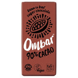 Ombar 90% Cacao dark chocolate bar 70g, imported from the UK