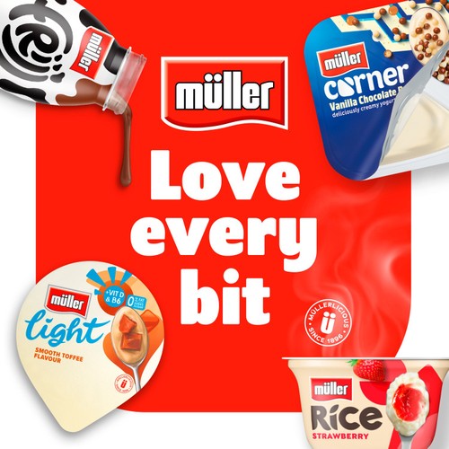 Müller Rice Protein Chocolate Pudding (British brand)