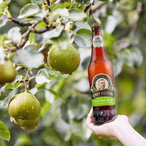 Henry Weston Vintage Pear cider 500ml, UK version
