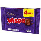 Cadbury Wispa milk chocolate bar 4 x 27.9g multipack - British product