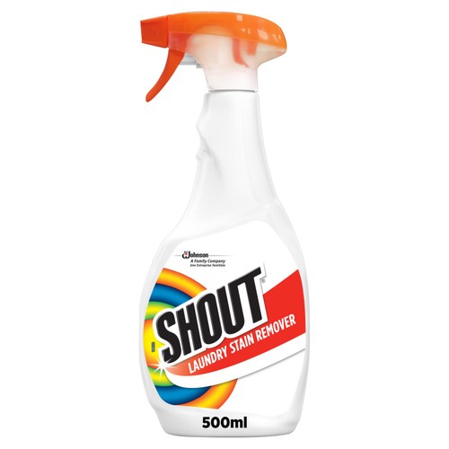 Shout triple-acting stain removing spray 500ml (British brand)