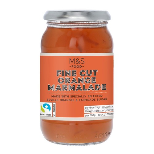 M&S fine cut orange marmalade, imported from the UK