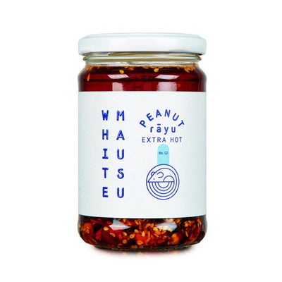 M&S White Mausu Peanut Rayu Extra Hot Chilli Oil 240g- Buy online at McGrocer