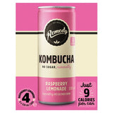 Remedy Kombucha Raspberry Lemonade 4 x 330ml, imported from the UK