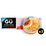 Gu Victoria Sponge Cake Pots 2x74g