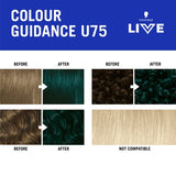 Schwarzkopf LIVE Intense Colour U75 Midnight Jade hair dye box, UK version