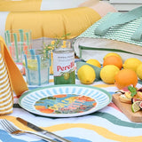 Summerhouse Portofino stripe picnic tumblers set of 4 - British product