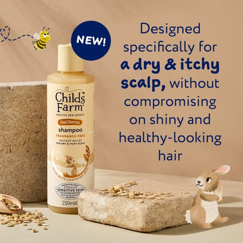 Childs Farm OatDerma children's shampoo Fragrance-Free 250ml - British product