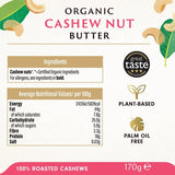 Biona Organic Cashew Nut Butter 170g - British product