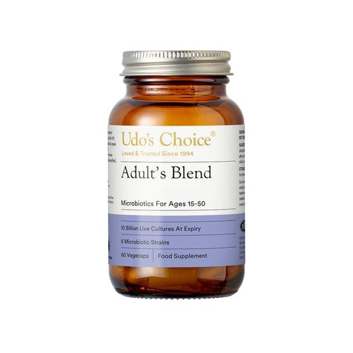 Udos Choice Adult's Blend probiotic supplement 60 capsules (British brand)