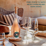 Castillo de Ibiza pale rosé wine 75cl - British product