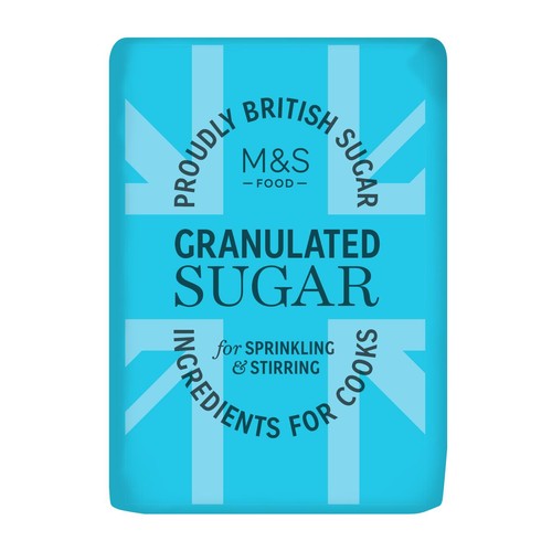 M&S British Granulated Sugar 1kg, imported from the UK