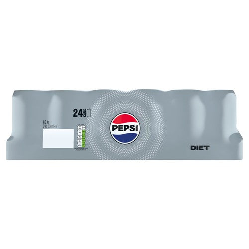 Pepsi Diet cola 24 x 330ml, imported from the UK