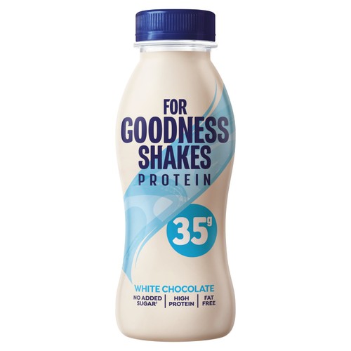 For Goodness Shakes protein shake White Chocolate 330ml (British brand)