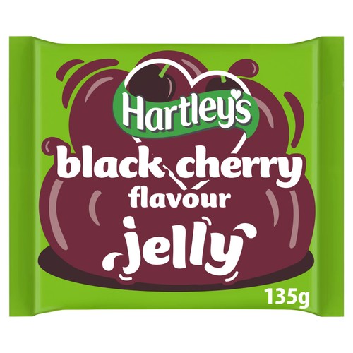 Hartley's black cherry jelly 135g, UK version