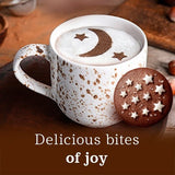 Barilla Pan Di Stelle chocolate biscuits 350g, imported from the UK