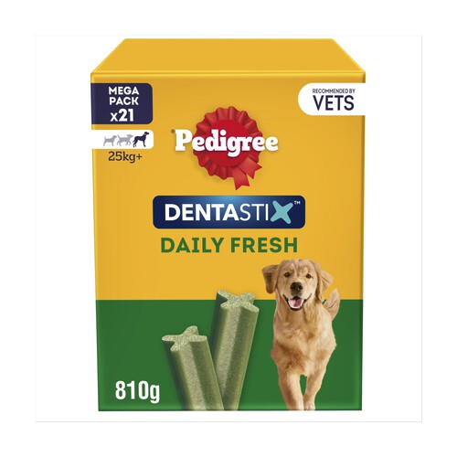 Pedigree Dentastix Fresh Adult Large Dog Treats 21 x Dental Sticks