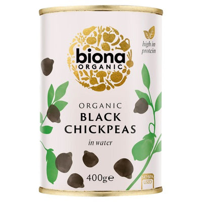 M&S Biona Organic Black Chick Peas Canned Legumes 400g- Buy online at McGrocer