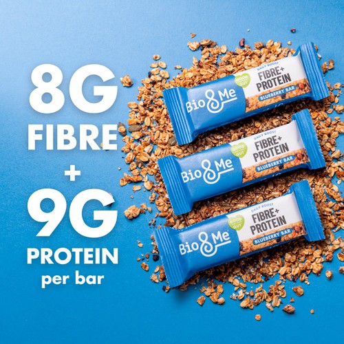 Bio&Me Blueberry Protein Bar 3 x 40g - British product