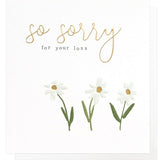 Caroline Gardner Daisies Sorry For Your Loss Card